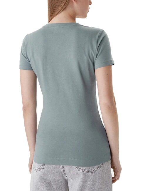 CAMELIA TRIANGLE Kurz&auml;rmeliges T-Shirt mit Aufdruck und Applikationen Heavy Metal Grau - T-Shirts und Tops f&uuml;r Damen