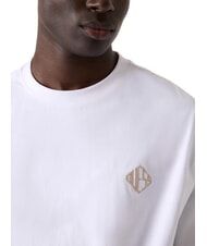 GUESS DIAMANTE LOGO Oversized Kurzarm-T-Shirt purwei&szlig; - Herren-T-Shirts - 3