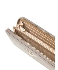 GUESS LAUREL 2 Gro&szlig;e Geldb&ouml;rse mit Rundum-Rei&szlig;verschluss und Handgelenksschlaufe dunkles Taupe - Brieftaschen Damen - 2