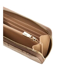 GUESS LAUREL 2 Mittelgro&szlig;e Geldb&ouml;rse mit Rei&szlig;verschluss und 4G-Logoaufdruck Latte-Logo / braun - Brieftaschen Damen - 2