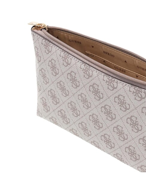 LAUREL 2 Clutch mit Manschette Logo in dunklem Taupe - Damentaschen
