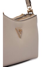 GUESS NOELLE 2 Schultertasche mit Schultergurt Taupe - Damentaschen - 3