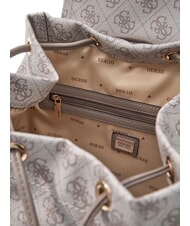 GUESS MANHATTAN 2 Rucksack mit 2 Taschen Logo in dunklem Taupe - Damentaschen - 3