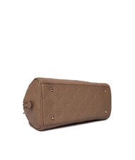 GUESS CRESIDIA 2 Schultertasche mit Schultergurt Logo in dunklem Taupe - Damentaschen - 6