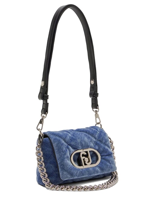 LAPUFFY Mini-Schultertasche / Umh&auml;ngetasche heller Denim - Damentaschen