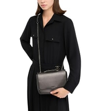 LIUJO CALIWEN Wandelbare Umh&auml;ngetasche mit Kette Anthrazit met. - Damentaschen - 5