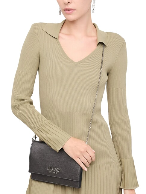 EVRIM Mini-Schultertasche Anthrazit met. - Damentaschen