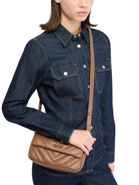 LUNNY Mini-Schultertasche Wildleder- - Damentaschen