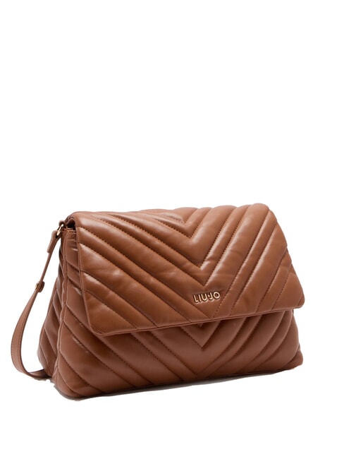 LUNNY Mittelgro&szlig;e gesteppte Hobo-Tasche Lebkuchen - Damentaschen