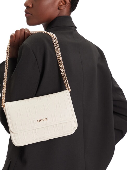 MANHATTAN Wandelbare Tasche mit Klappe Marmor - Damentaschen