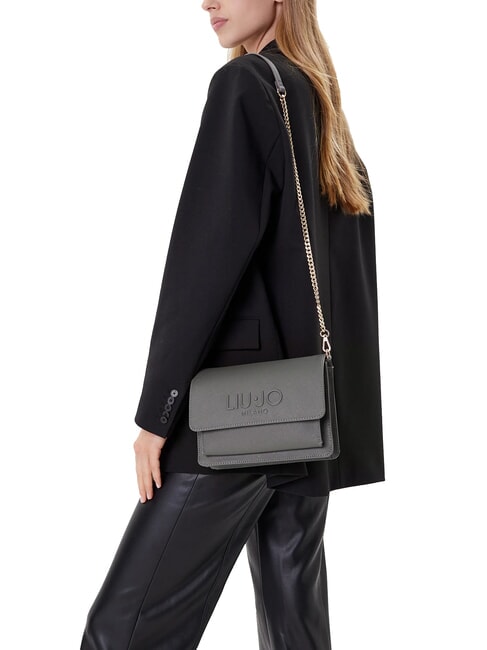 HALONA Umh&auml;ngetasche Anthrazit - Damentaschen