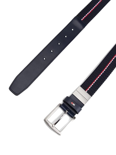 REVERSIBLE Doppelseitiger Stoffg&uuml;rtel Weltraumblau - G&uuml;rtel