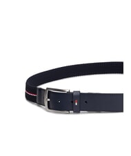 TOMMY HILFIGER REVERSIBLE Doppelseitiger Stoffg&uuml;rtel Weltraumblau - G&uuml;rtel - 4