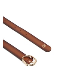 TOMMY HILFIGER TH CHIC BURNISHED Damenlederg&uuml;rtel - G&uuml;rtel