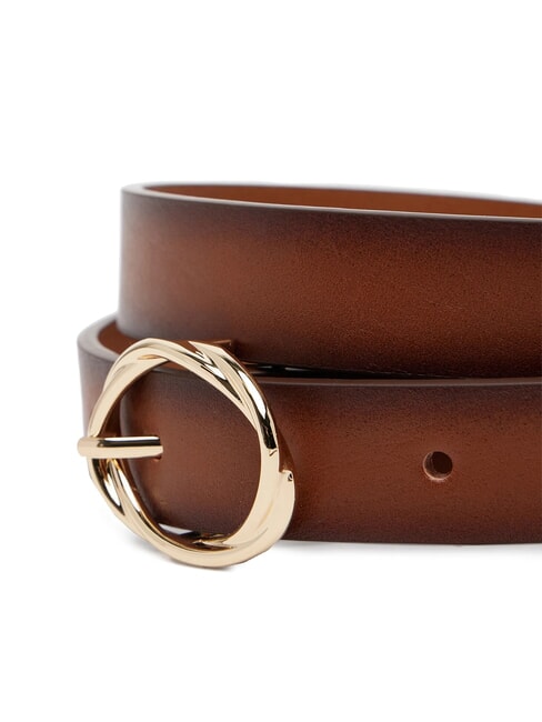 TH CHIC BURNISHED Damenlederg&uuml;rtel Cognac / Zuckerrohr Mono - G&uuml;rtel