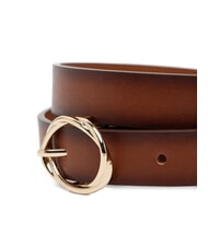 TOMMY HILFIGER TH CHIC BURNISHED Damenlederg&uuml;rtel Cognac / Zuckerrohr Mono - G&uuml;rtel - 3
