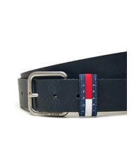TOMMY HILFIGER TOMMY JEANS RYAN Lederg&uuml;rtel dunkle Nachtmarine - G&uuml;rtel - 3