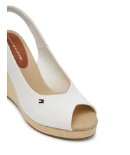 TOMMY HILFIGER TH Espadrilles mit hohem Keilabsatz ecru - Damenschuhe - 4