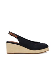 TOMMY HILFIGER TH Espadrilles mit offener Zehenpartie und Fersenriemen Weltraumblau - Damenschuhe - 2