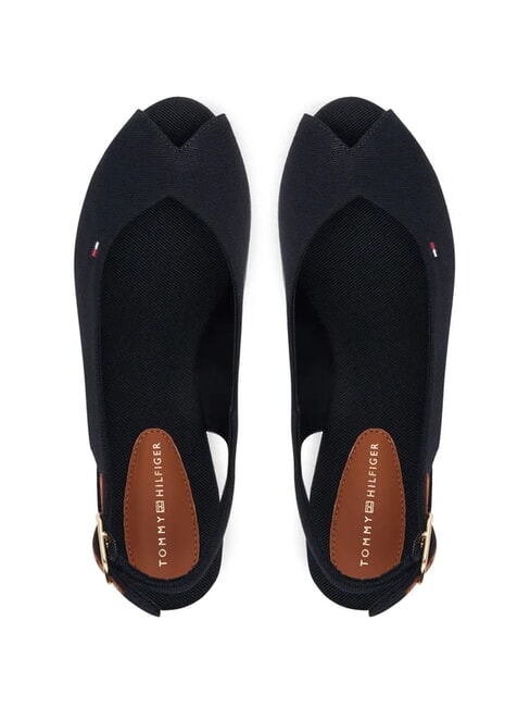 TH Espadrilles mit offener Zehenpartie und Fersenriemen Weltraumblau - Damenschuhe