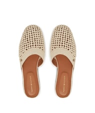 TOMMY HILFIGER TH CROCHET Damen-Pantoletten Musselin - Damenschuhe - 3