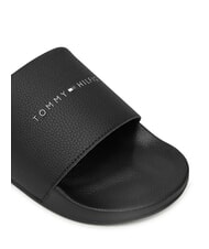 TOMMY HILFIGER TH Herrenpantoffeln mit Logo Schwarz - Herrenschuhe - 4