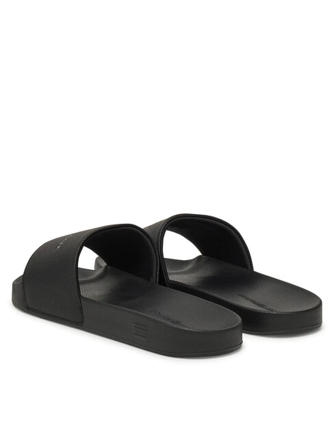 TH Herrenpantoffeln mit Logo Schwarz - Herrenschuhe