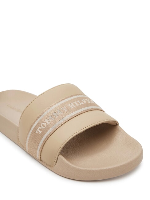 TH Damenpantoffel mit Logo-Schleife Meerrettich - Damenschuhe