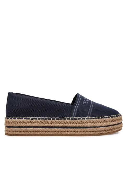 TH Espadrilles mit Plateau aus Canvas Weltraumblau - Damenschuhe