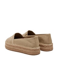 TOMMY HILFIGER TH Espadrilles mit Plateau aus Canvas Meerrettich - Damenschuhe - 5