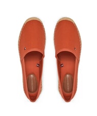 TOMMY HILFIGER TH Espadrilles aus Canvas f&uuml;r Damen Rot - Damenschuhe - 3