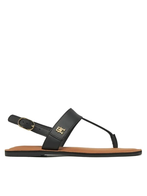 TH Leder-Flip-Flops Schwarz - Damenschuhe