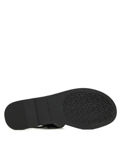 TH Leder-Flip-Flops Schwarz - Damenschuhe