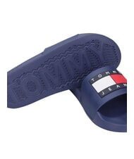 TOMMY HILFIGER FLAG POOL Damenpantoffeln Samtblau - Damenschuhe - 4