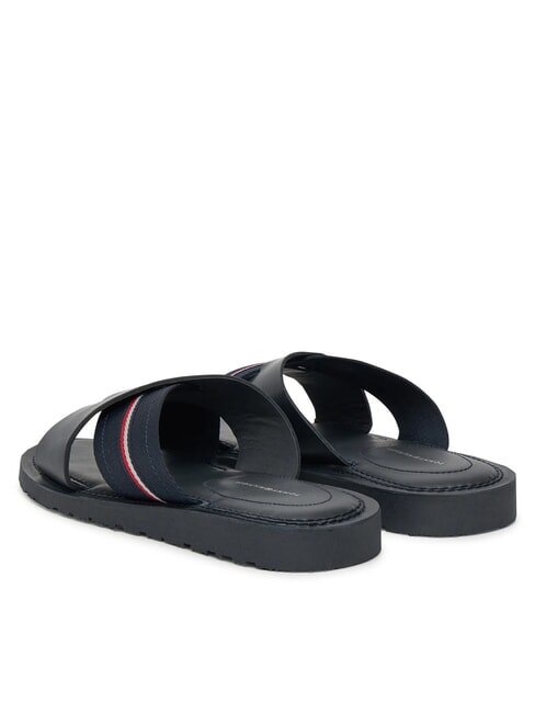 TH Lederpantoffeln mit Logoband W&uuml;stenhimmel - Herrenschuhe