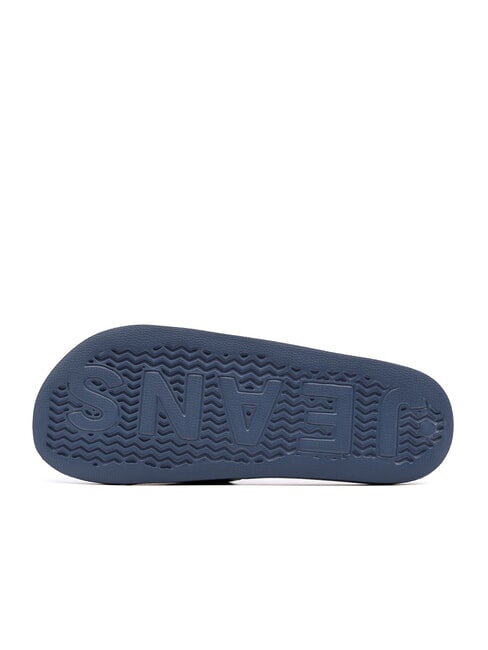 TOMMY JEANS Pool Slide Gummipantoffeln blaue K&uuml;ste - Herrenschuhe
