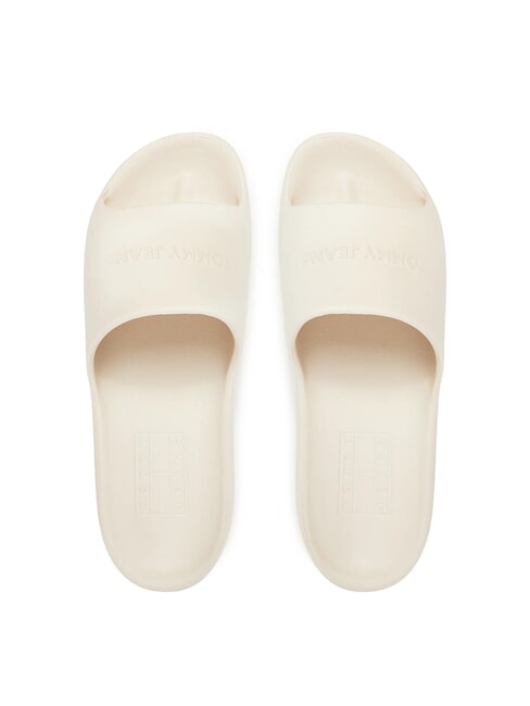 CHUNKY POOL SLIDE Damen-Plateaupantoffeln Zeitungspapier - Damenschuhe