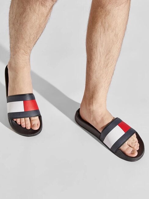 TH FLAG POOL Herrenpantoffeln Schwarz - Herrenschuhe