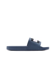 TOMMY HILFIGER TOMMY JEANS Pool Slide Gummipantoffeln blaue K&uuml;ste - Herrenschuhe - 3