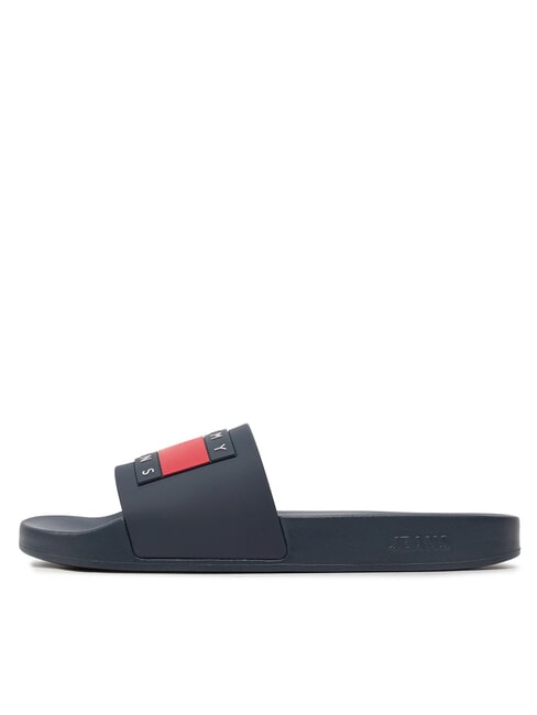TOMMY JEANS Pool Slide Gummipantoffeln dunkle Nachtmarine - Herrenschuhe