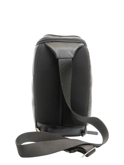 X1 Lederrucksack mit einer Schulter Schwarz - Umh&auml;ngetaschen Herren