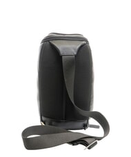 PIQUADRO X1 Lederrucksack mit einer Schulter Schwarz - Umh&auml;ngetaschen Herren - 2