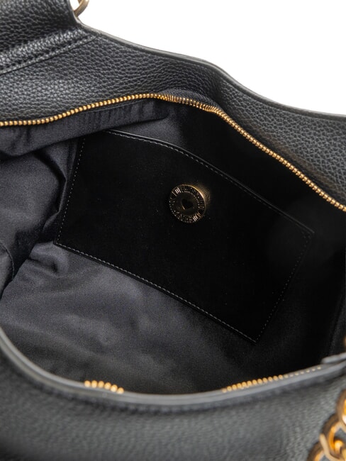 SQUARE Einkaufstasche mit Kettenhenkeln Schwarz - Damentaschen