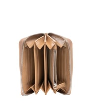 GIANNI CHIARINI GRAIN Mittelgro&szlig;e Lederbrieftasche mit umlaufendem Rei&szlig;verschluss Ton - Brieftaschen Damen - 2