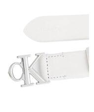 CALVIN KLEIN CK HARDWARE Lederg&uuml;rtel lilienwei&szlig; / gl&auml;nzendes Nickel - G&uuml;rtel - 2