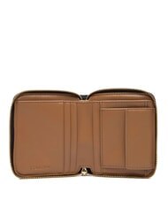 CALVIN KLEIN EMBOSSED LOGO Kleine Geldb&ouml;rse mit Rei&szlig;verschluss schwarz/ger&ouml;stete Kokosnuss - Brieftaschen Damen - 2