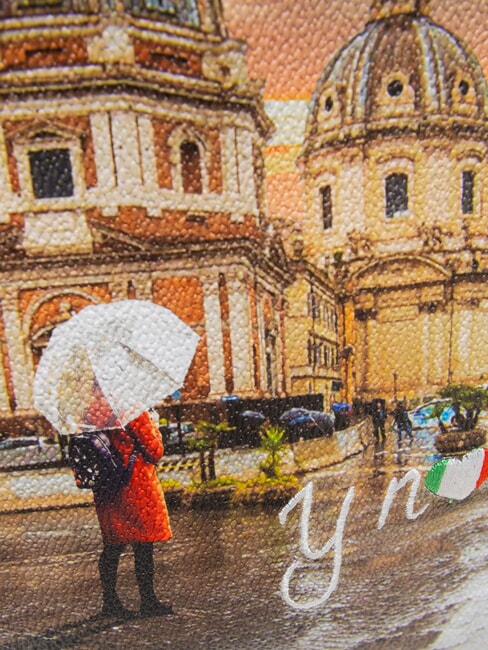 YESBAG Hobo-Schultertasche mit Fach rome raining - Damentaschen