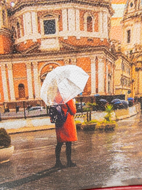 YESBAG Mittelgro&szlig;e Schultertasche rome raining - Damentaschen