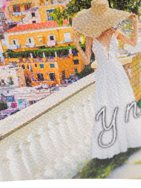 YESBAG Mittelgro&szlig;e Clutch mit Manschette romantische K&uuml;ste - Damentaschen