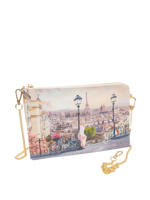 YESBAG Clutch mit Schulterriemen aus Metall Promenade - Damentaschen